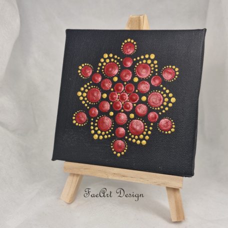 Mini festmény állvánnyal