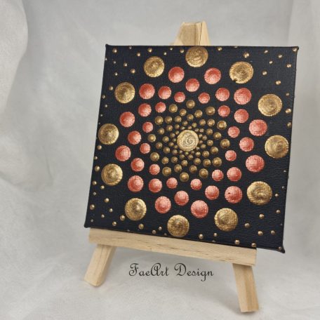 Mini festmény állvánnyal